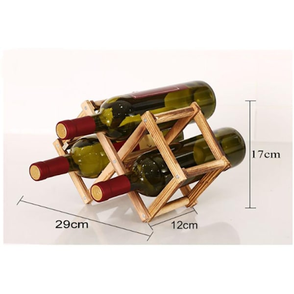 Puuhyllyt viinitelineet 5 PULLOTTA - ALKUPERÄINEN 5 PULLOTTA - ALKUPERÄINEN 5 bottles-Original