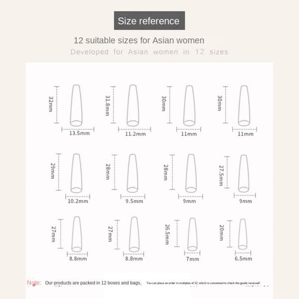 False Nails Fake Nails Nageltips Z682