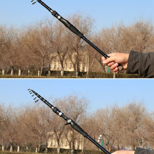 Teleskopisk fiskestang Pen Pole 2.1MGUN HANDLE PUN HANDLE 2.1mGun handle