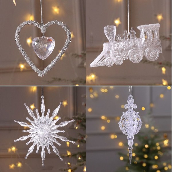 Julkristallhängen Julgransprydnader STIL 8 Style 8