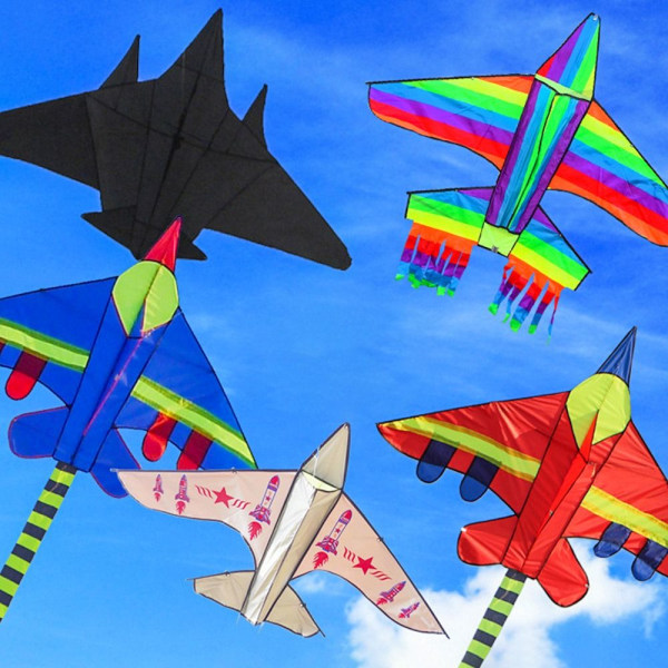 Plastic Fighter Kite Large Plane Kites 3 3 3