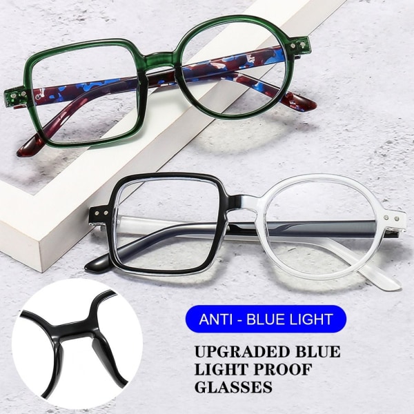 Square Glasses Glasögon Ram 2 2 2