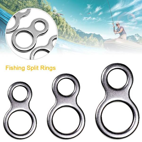 20/30 stk. Fiskelokkestik Fiskeri Solid Ring S30PCS 30STK S30pcs