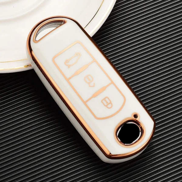 Case Cover 3 KNAPP VIT 3 KNAPP VIT 3 button White