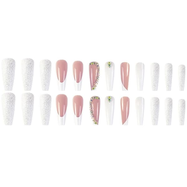 Fake Nails Medium Length T-form