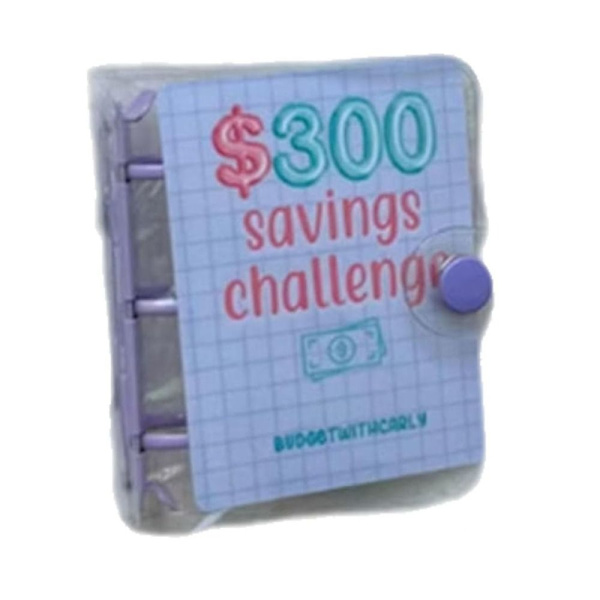 Mini Binder Savings Challenge Challenge Binder 300 DOLLAR 300dollar