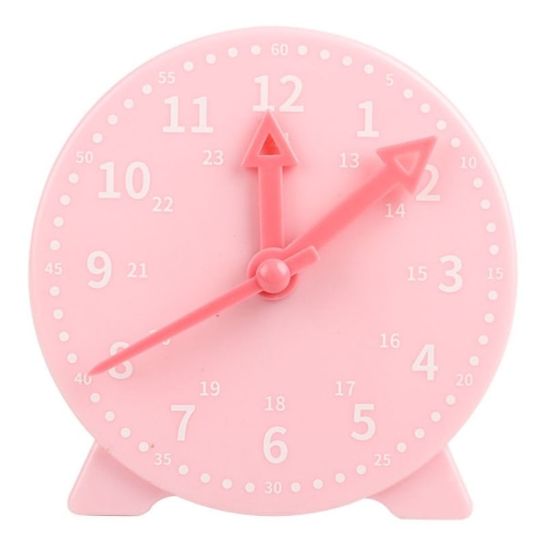 Klokke Pedagogiske Leker Time Minutt Second Cognition PINK pink