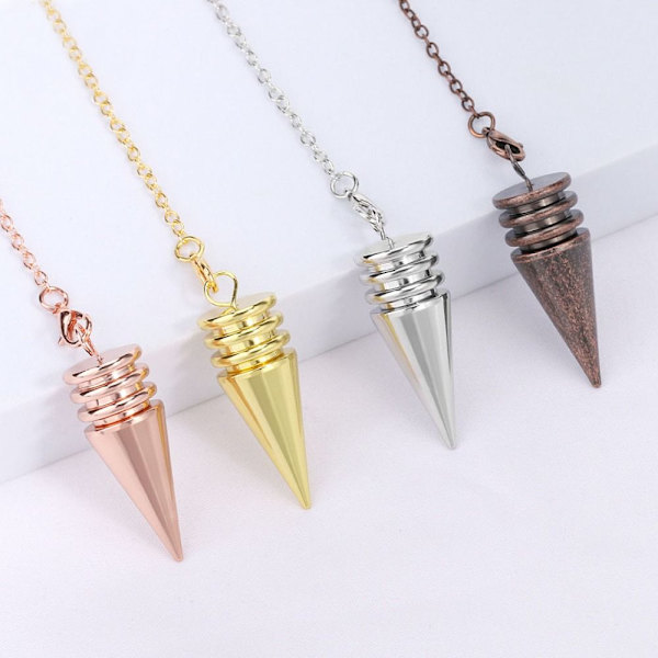 Reiki Pendulum Pendant Pendule Reiki ROSE GOLD Rose Gold