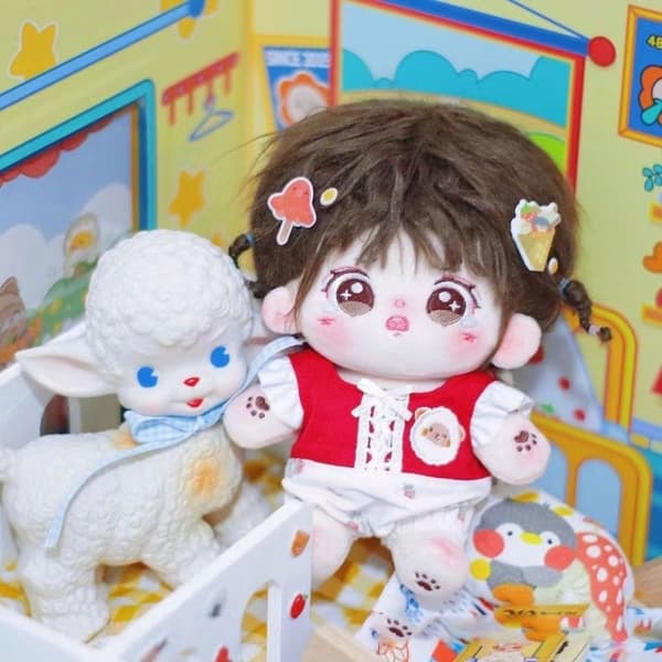 Doll Clothes T-paita Rompers RED Red