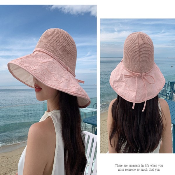 Dam Solhatt Vikbar Bucket Hat ROSA pink