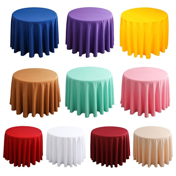 Pyöreä pöytäliinapäällinen VIHREÄ green