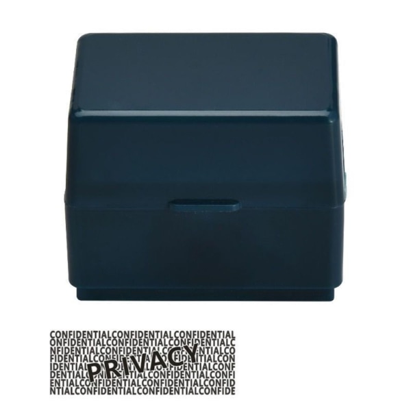 Roller Stamp Security Data Defender TUMMAN SININEN dark blue