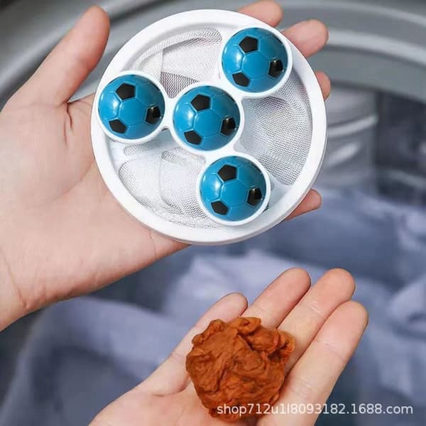 Laundry Balls Filter Mesh Bag SININEN blue