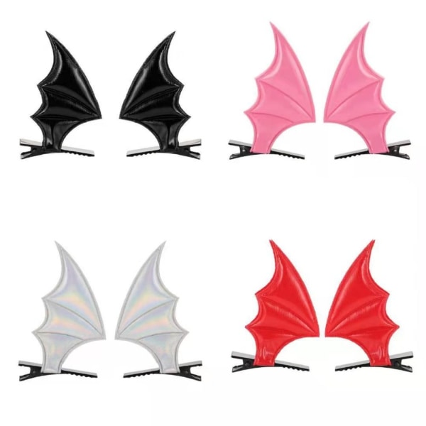 3 par Halloween hårnåler Devil Ears Pannebånd PINK 02 02 pink 02-02