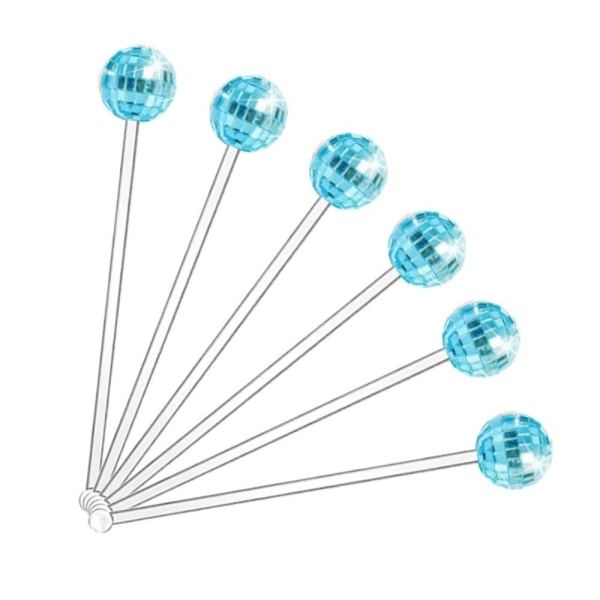 Rørestangen omrører SKY BLUE 10 STK 10 STK Sky Blue 10Pcs-10Pcs