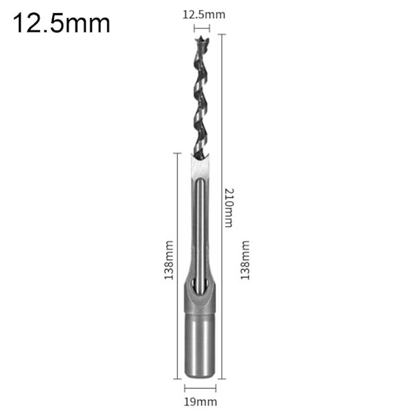 Neliömäinen reikäporanterä puuntyöstötyökalu 12,5 mm 12.5mm