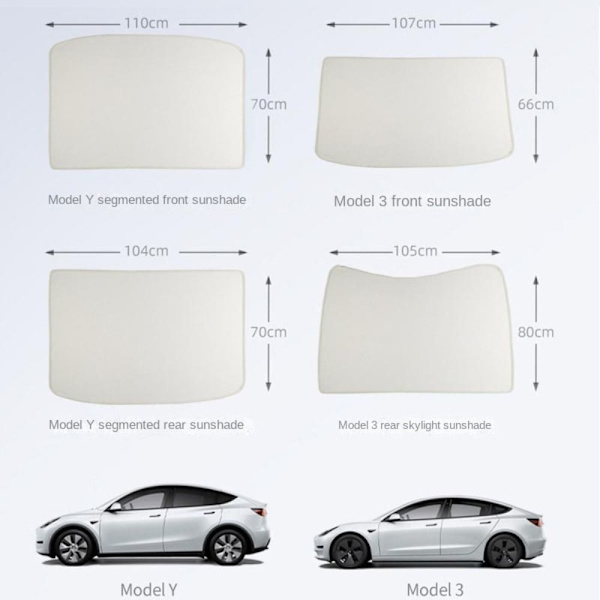 Solskydd Tak Solskydd SVART MODELL 3 MODELL 3 black model 3-model 3