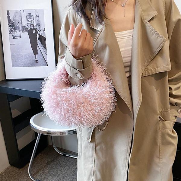 Pälshandväskor Crossbody-väska ROSA pink