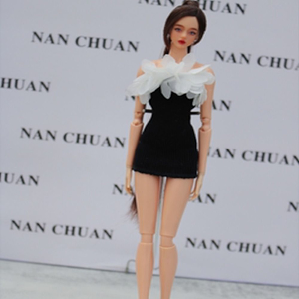 11,5" Dolls Coat Nuken turkis 2 2 2