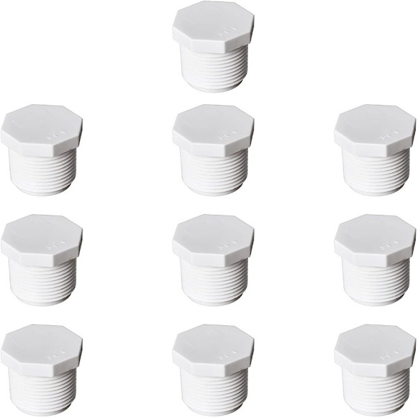 10 kpl urosliitin PVC uroskierretulpan cap 10pcs