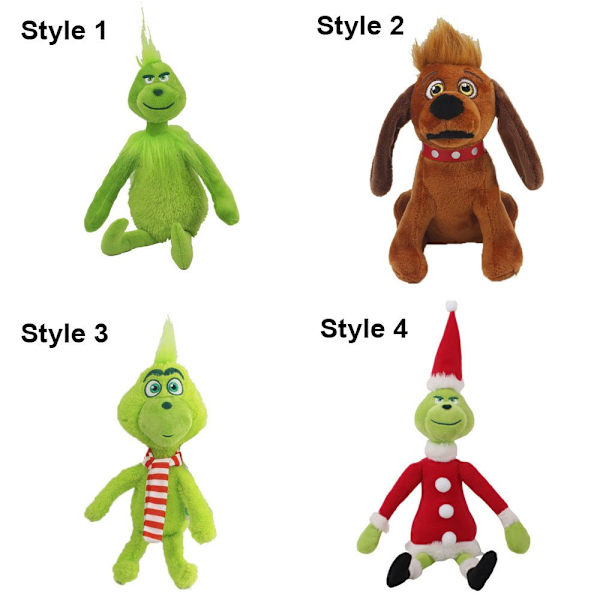Grinch Plyschleksak Djur Plyschdocka Style 4