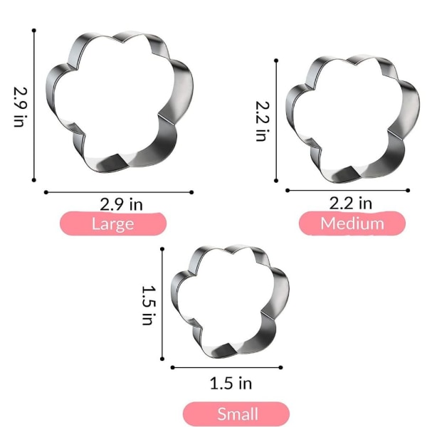 6 kpl ruostumattomasta teräksestä valmistettu koiran mold Baked Dog Bone set