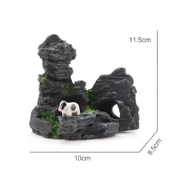 Artificial Moss Aquarium Rock Cave TYPE B TYPE B Type B