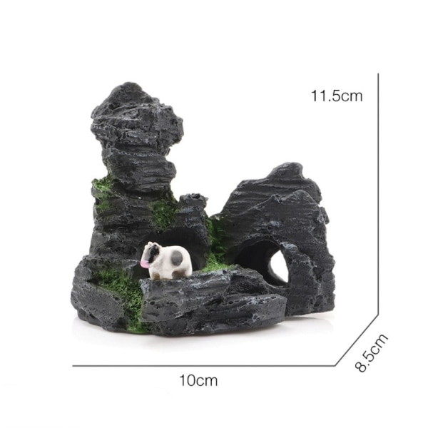 Artificial Moss Aquarium Rock Cave TYPE C TYPE C Type C