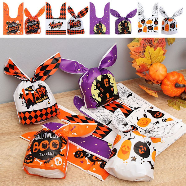 50 kpl Halloween karkkipussit leivontapakkaus C C