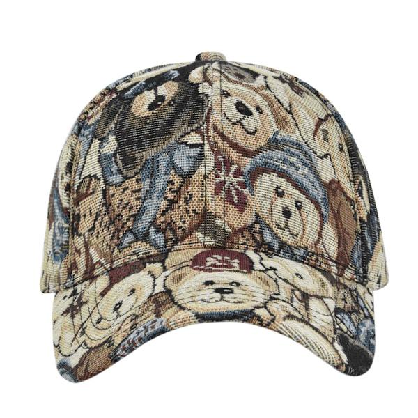 Søt bjørn baseballcaps Unisex-tenåringer capser HUNDETRYKK HUNDUTSKRIFT Dog Print