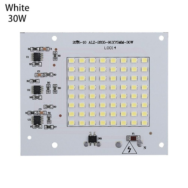 LED Chip Flood Light Beads VALKOINEN 30W 30W white 30W-30W