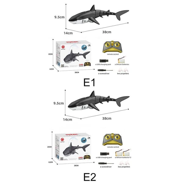 Rc Shark Toy -kaukosäädin Shark Toy E1 E1 E1