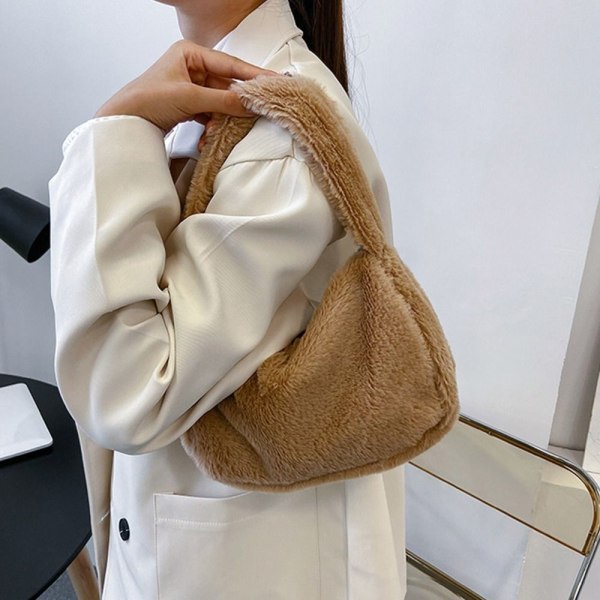 Olkavarsilaukku Fluffy Totes KHAKI khaki