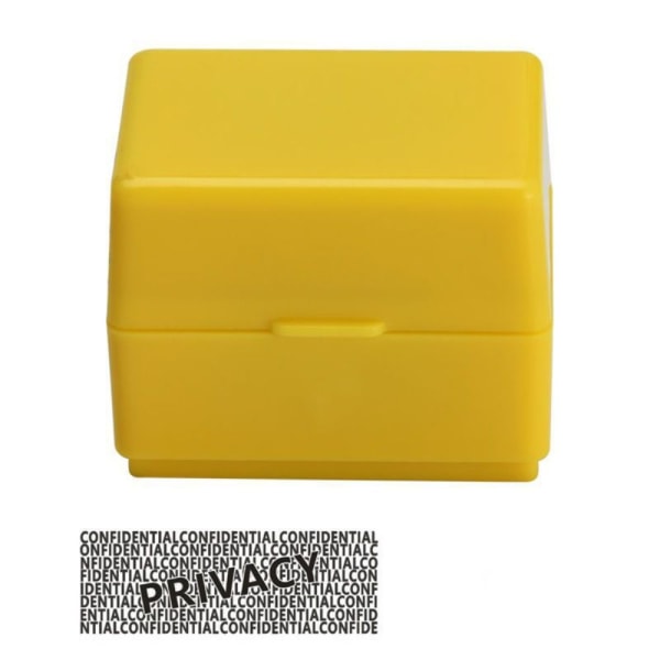 Roller Stamp Security Data Defender KELTAINEN yellow
