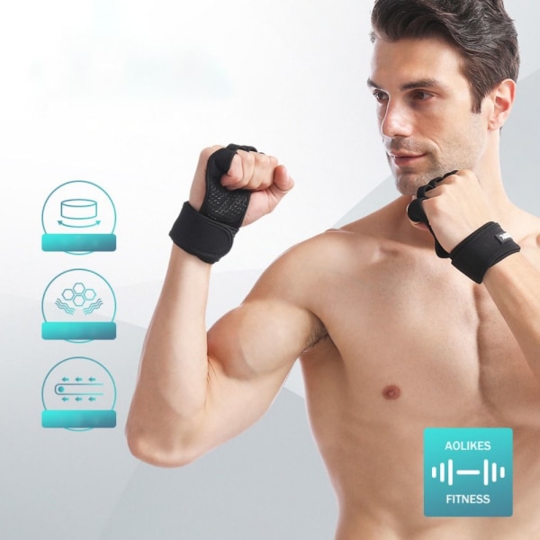 Fitness Half Finger Glove BLÅ L blue L