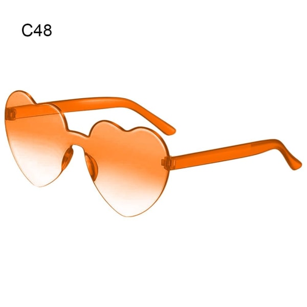 Hjärtformade solglasögon Hjärtglasögon C48 C48 C48