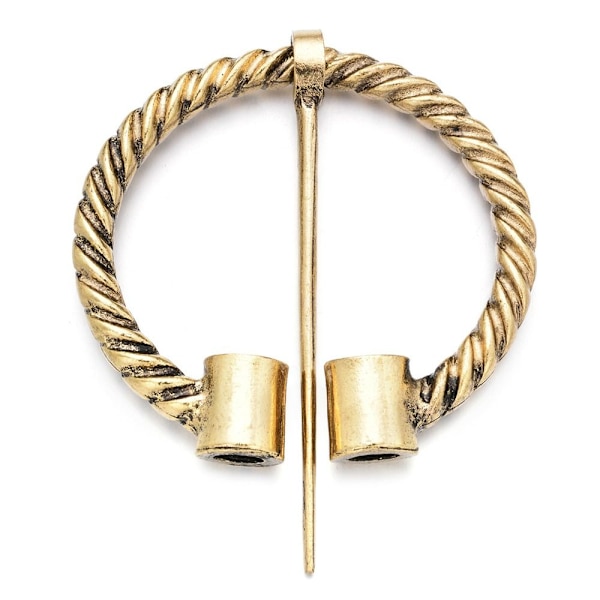 Viking Broche Tørklæde Broche GULD STYLE-1 STYLE-1 Gold Style-1-Style-1