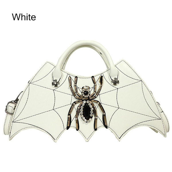 Halloween Crossbody Bag Top Handle Bag VALKOINEN White