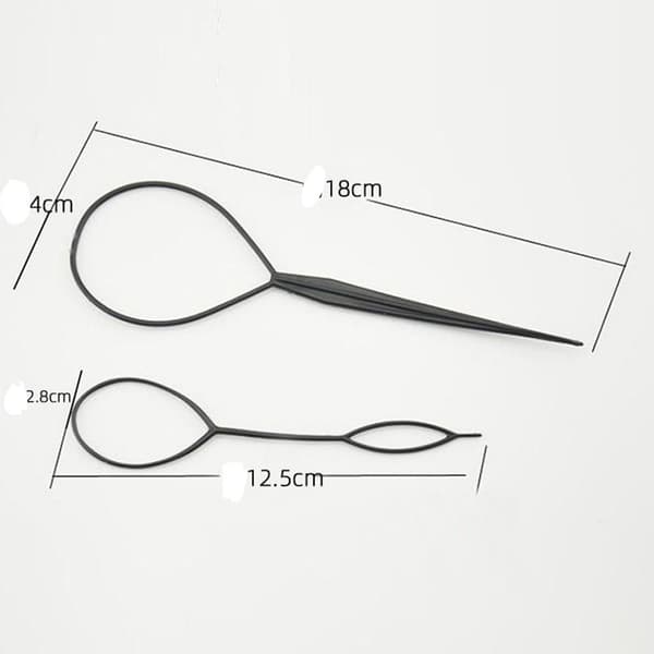 10 st Hästsvans Creator Plast Loop Braid Maker 10Pcs