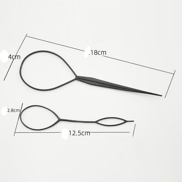 10 stk Hestehale Creator Plast Loop Braid Maker 10Pcs