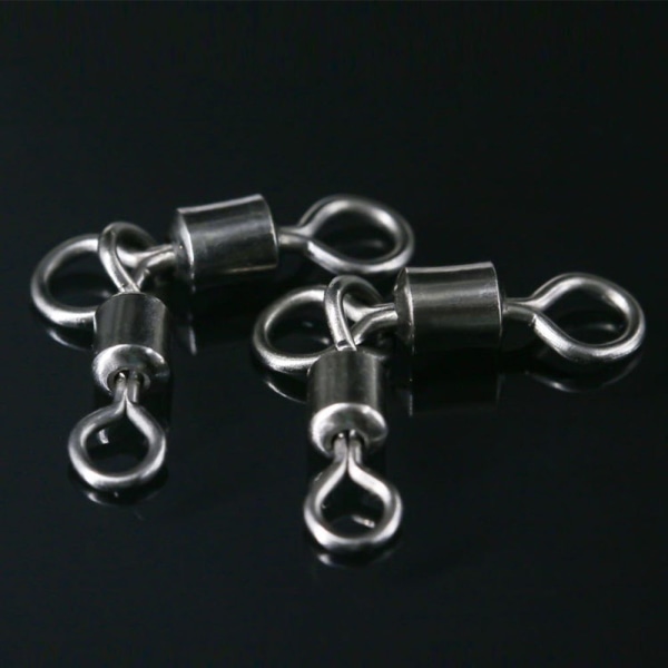 50stk/sæt Fishing Swivels Ærmer Rolling Swivel 6X7 6X7 6x7