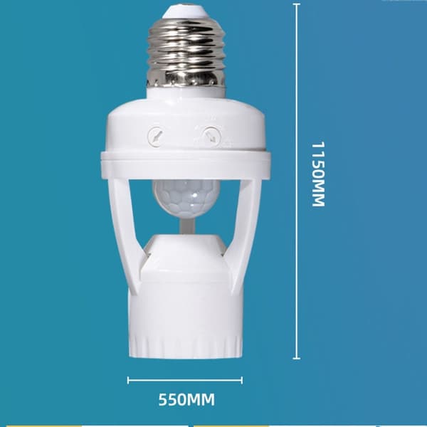 LED Pære Sokkel Sensor Lys Sokkel Lampeholder