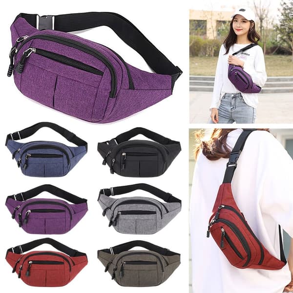 Fanny Pack Kasserer Taske GRÅ grey