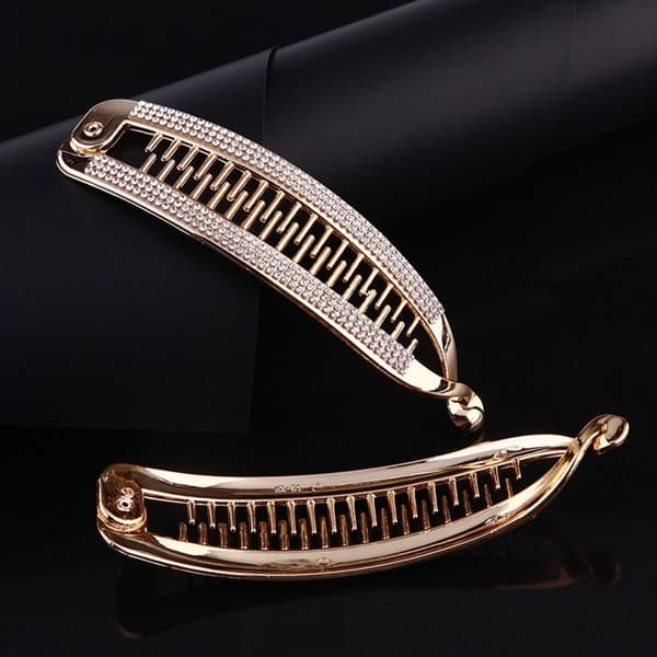 4 kpl Hiusneula Banaani Hiusklipsi MUSTA 4 KPL 4 KPL Black 4Pcs-4Pcs