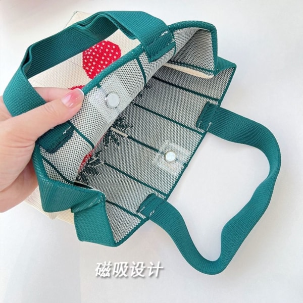 Kudottu laukku Crossbody Laukku PUNAINEN red