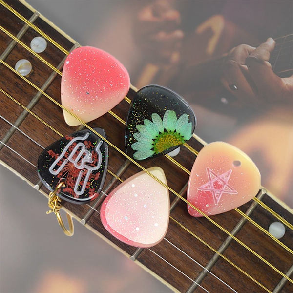 Guitar Pick Form Hänge Form HÄNGE FORM FORM Pendant Mold