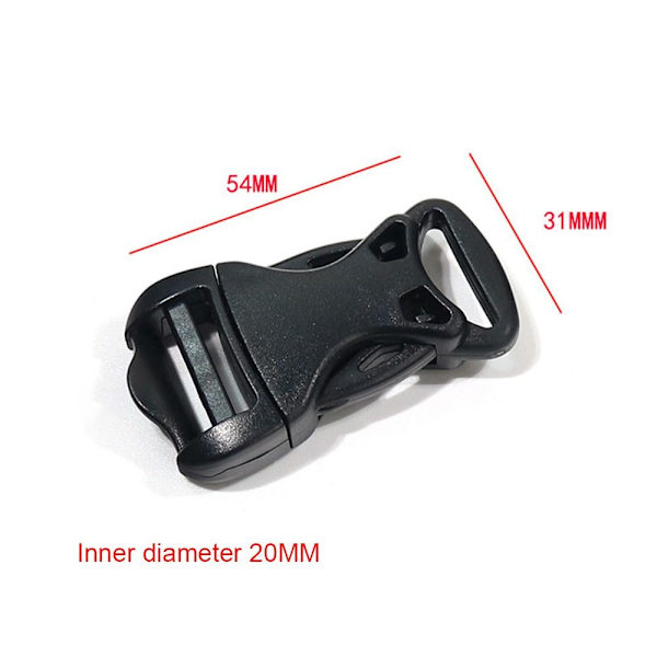 5kpl Sivusoljet Kaareva solki 52X28MM 52x28mm