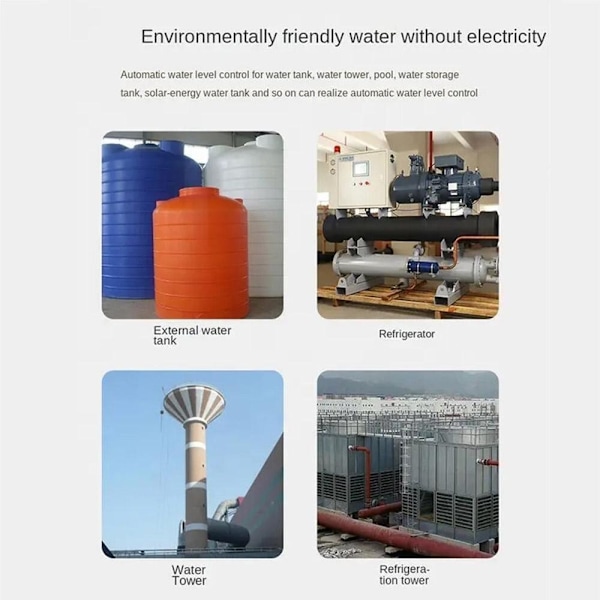 Automatisk vandstandsregulator svømmerventil E E E