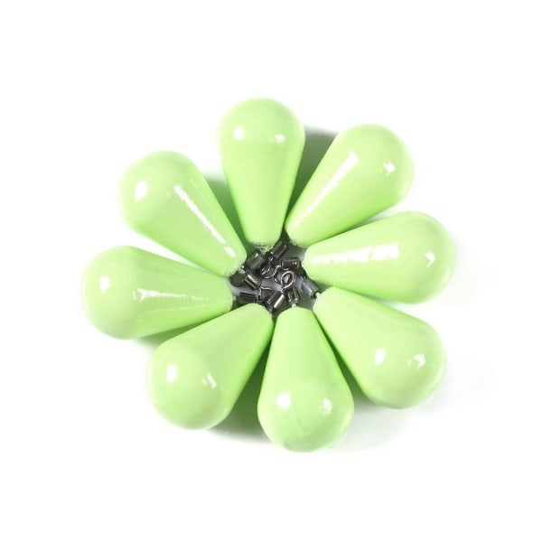 Lysande fiskeblysänkor Fiskeviktsänkare 18.8G-9ST 18.8g-9pcs