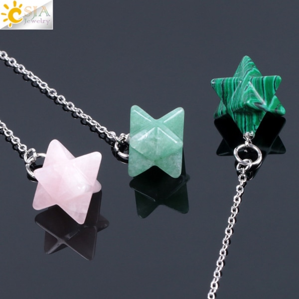 Merkabah Pendler Kvartspendel TURKIS TURKIS Turquoise